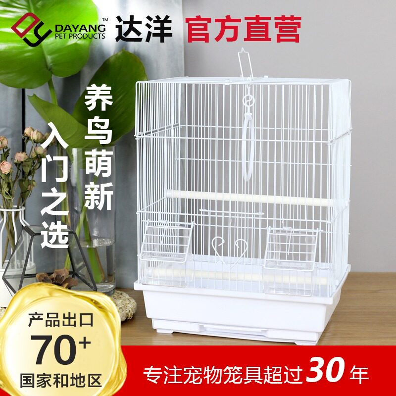 达洋直营 小号鸟笼子铁艺鹦鹉笼家用珍珠玉鸟文鸟画眉入门级A105
