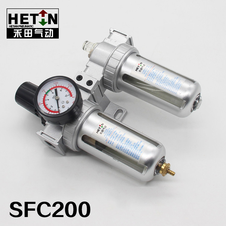 禾田山二联件SFC200/300/400 油水分离器/气源处理件过滤器调压阀