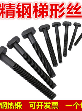8.8级梯形螺丝 T型T形模具压板螺栓M10M12M16M20M24*50x60x80-500