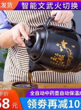 紫砂熬药中药插电家用电动药罐砂锅电煎中医煲全自动熬药锅中药壶