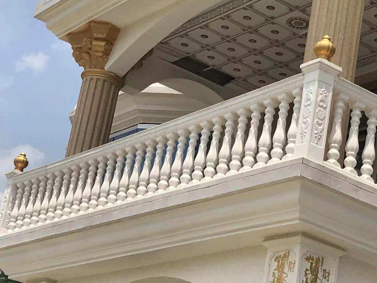 欧式水泥构件罗马柱模具兰花花瓶模具阳台现浇塑钢护栏葫芦模具