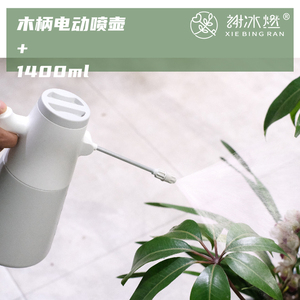 谢冰燃家用高压喷水壶木纹园艺专用洒水壶电动喷雾器