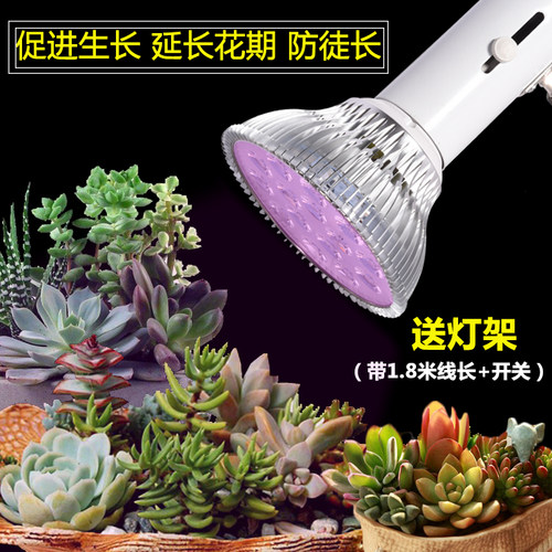 灯光谱led生物灯植长全室内家用灯泡仿太阳光绿植花卉多肉补光灯