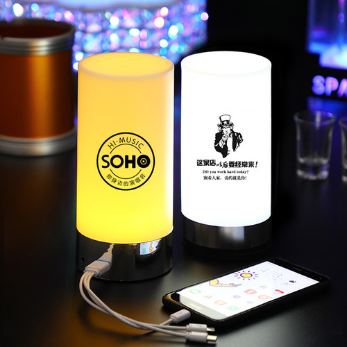 酒吧台灯le创充电灯具防摔清吧K台V餐厅装饰T灯d意蜡烛桌灯酒吧