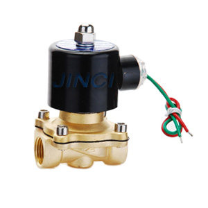 常闭电磁阀水阀 气阀 3分大体 2w-160-10 AC220V DC24V 金磁正品