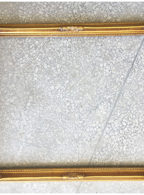 欧式实木细画框相框金色做旧角花画框花卉画框宽度5cm厚度3.2cm