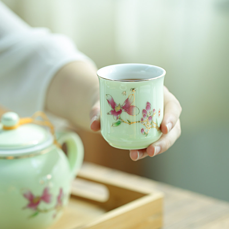茶壶陶瓷过滤大号容量冲泡茶器家用带内胆功夫茶具单水壶杯子套装