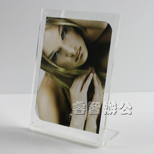 价格标签牌 水晶桌牌 速发0克台L型强磁台签150X1亚0mm 桌面台牌