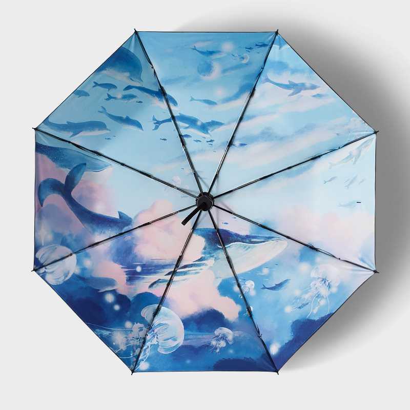 高端雨伞个性照片l 做创意王俊伞周边 应援雨伞雨凯定折叠奢华
