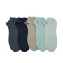 Qichomou 3 đôi vớ thuyền nam mùa hè mỏng phần cotton thấp để giúp vớ ngắn nam màu nền rắn phần kinh doanh đơn giản - Vớ nam vớ 