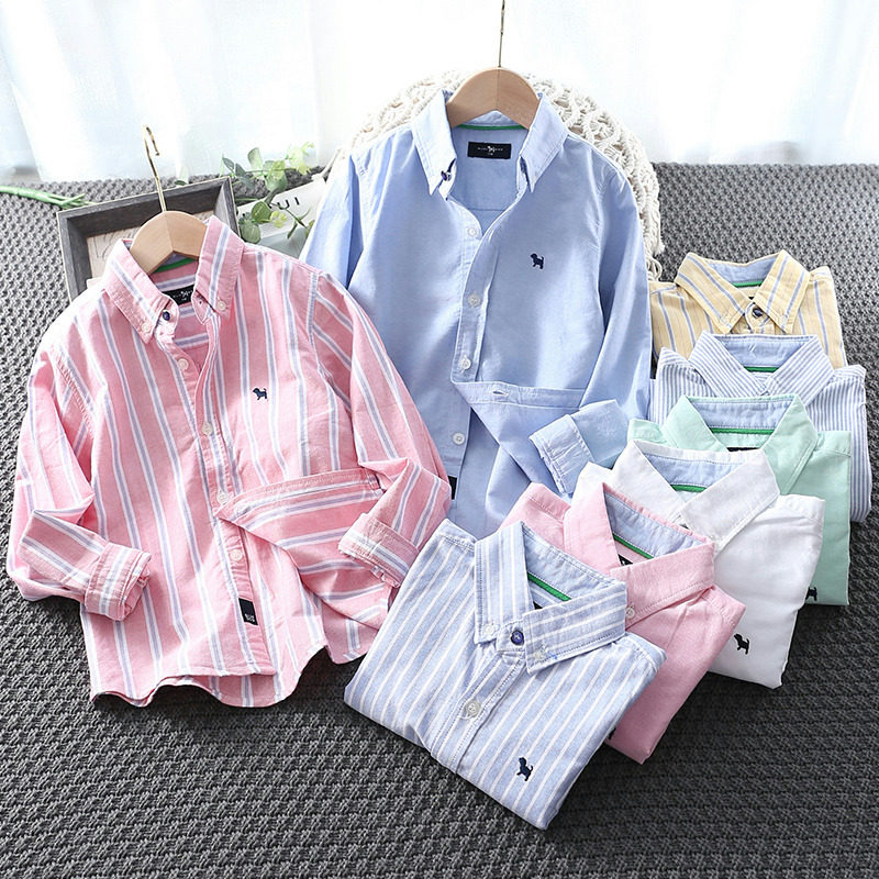 儿童长袖衬衫春秋白色纯棉男童条纹格子翻领衬衣小童宝宝休闲秋装,童装/婴儿装/亲子装,衬衫,淘宝优惠券,粉丝福利购,淘宝优惠卷