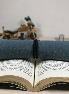 日式文艺复古卷帘笔袋 钢笔笔帘 笔帘卷笔袋男女纯色布艺中国风