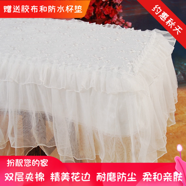 古筝罩敦煌纯白色蕾丝套防尘布琼花古筝盖布加厚