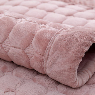 毛绒沙发垫冬季防滑n四季通用北欧简约现代高档加厚欧式沙发套罩
