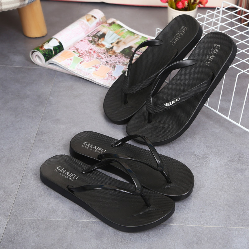 夏季人字拖男士外穿拖鞋情侣沙滩夹趾室外防滑软底休闲凉拖鞋女