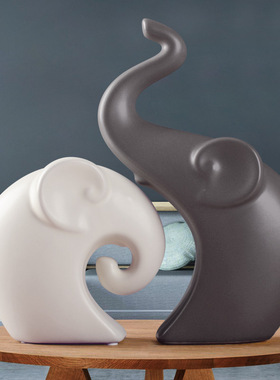 北欧创意陶c瓷工艺品卧室客厅酒柜电视柜情侣对象家居摆件装饰礼