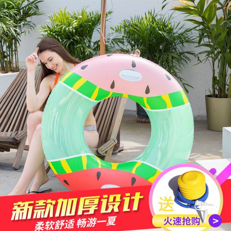 速发游泳圈游圈圈充气救生泳浮圈大人男泳装备加大号成人腋下圈