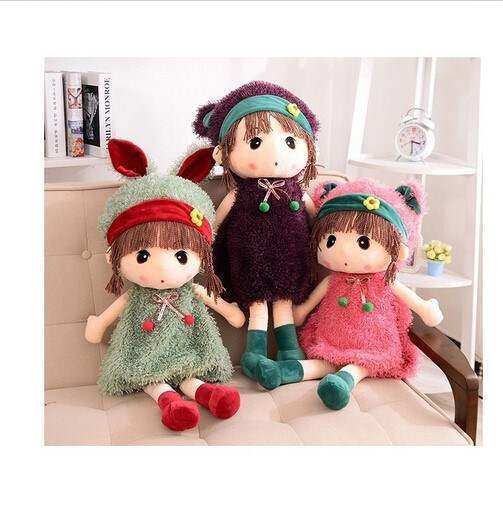 w 45cm4 colors stuffed doll mayfair plush toys beautziful d