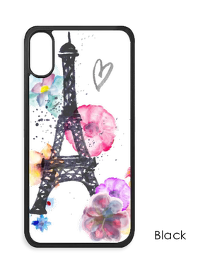 埃菲尔铁塔水彩巴黎适配于apple苹果iPhone7811Plus手机壳XRmaxs