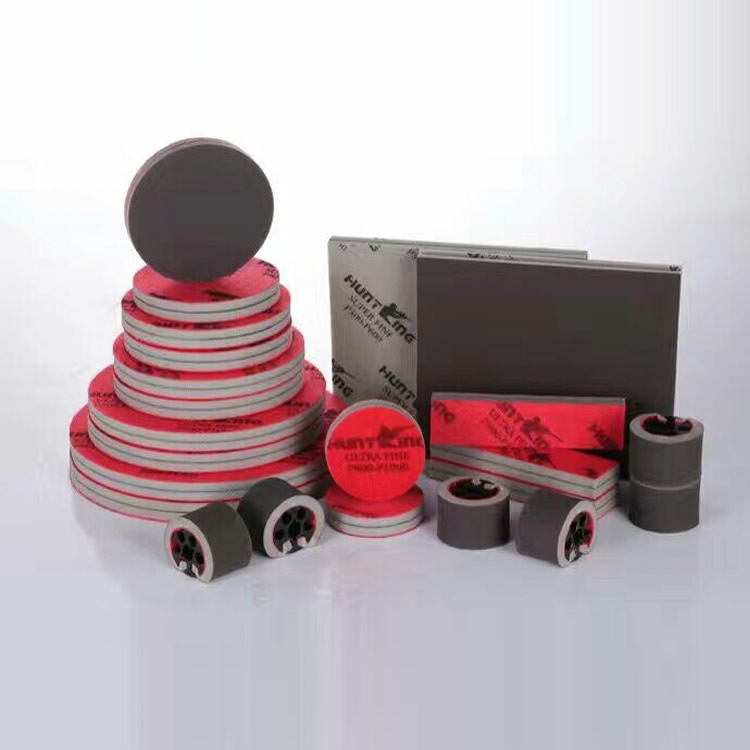 进口猎王背绒海绵砂纸圆海绵砂手机外壳打磨抛光片打磨砂纸片5寸