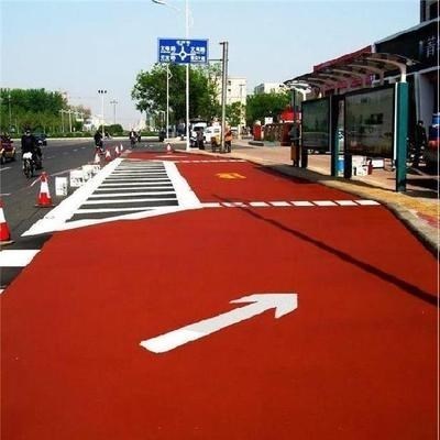 不掉渣订做能防滑停车场用机场彩色沥青l施工陶瓷颗粒防滑路面