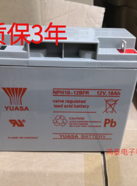 汤浅(YUASA)NP18-12BFR/12V17AH蓄电池 汤浅12V17.2UPS专用