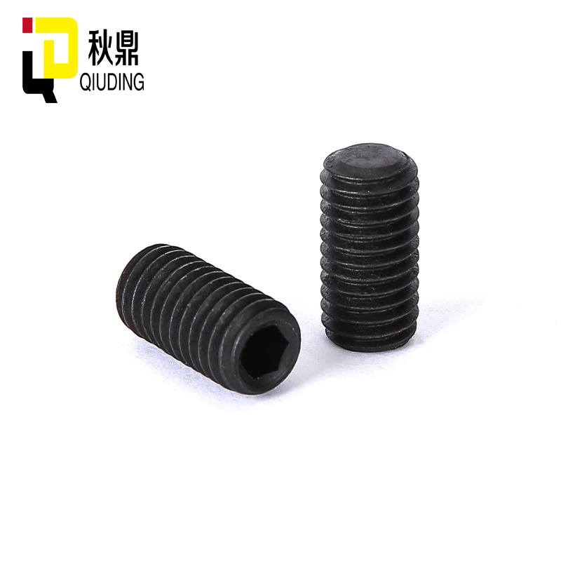 速发12.级内强度平端紧定无头高六角螺丝平头机米顶丝1IDGB77