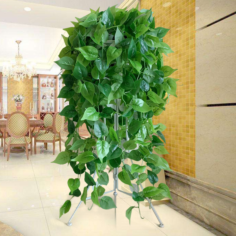速发假花垂吊绿植叶盆栽藤蔓装室塑料假绿萝绿物藤条空调客厅饰内