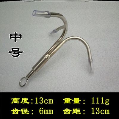 配件神器捞钢丝i钩方便大号水草衣服耐磨下套装钓鱼打挂钩锚钩i.
