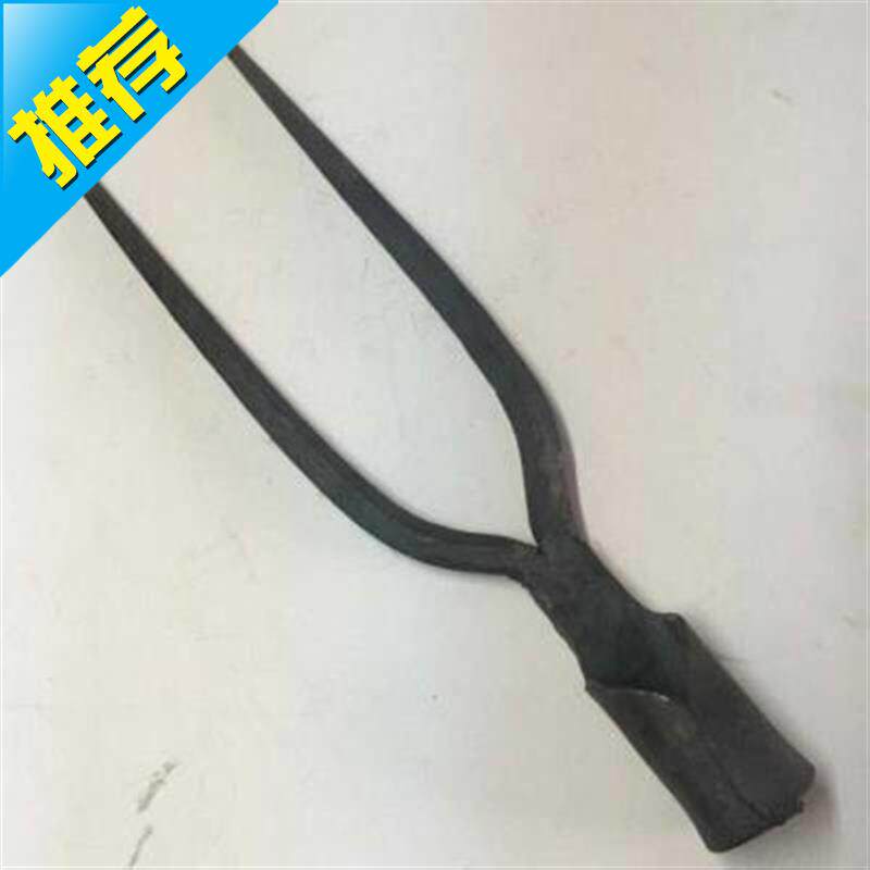 新品纯草◆新品◆j锻打稻钢叉两股叉铁2二稻杆叉叉齿两齿叉双头i.
