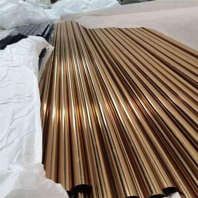 新锈钢电镀黑钛金色方管方刚方管钢方管型材古铜黑钛不y锈钢方管