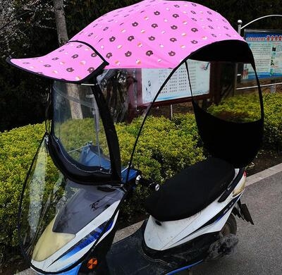 电动车雨棚新款2020加厚两轮防雨车棚家用挡雨q防晒罩电车伞全封