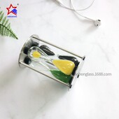 儿童礼品4创意35直销 架分钟计时器刷牙不锈钢沙漏厂家mu. 圆形