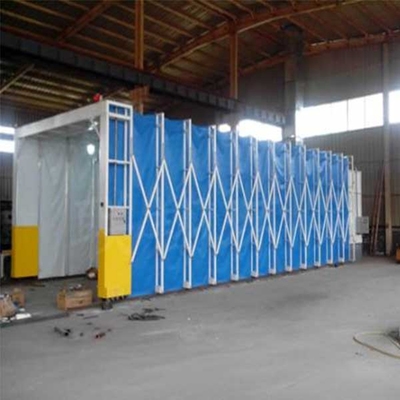 大型移动式喷漆房折环式电动伸缩棚汽车家具废气处叠w理保设备移