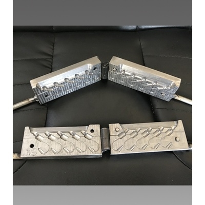 铅头钩模具朝天i钩路亚传统钓渔具头模专业垂钓铅坠定位器固定块