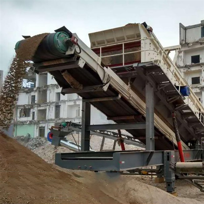机石头粉碎机移动碎石机制砂机设备全j套大型建筑垃圾工业重.