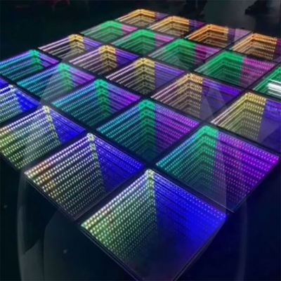 3d深渊地砖灯发光地板商场立体地板灯室外新款ktv舞台y感应音乐节