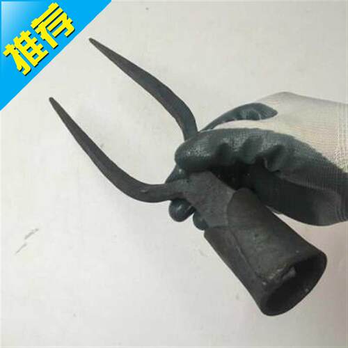 新品纯钢◆新品◆锻股稻草叉齿打叉铁2叉稻杆Q叉二齿两两叉双头i.