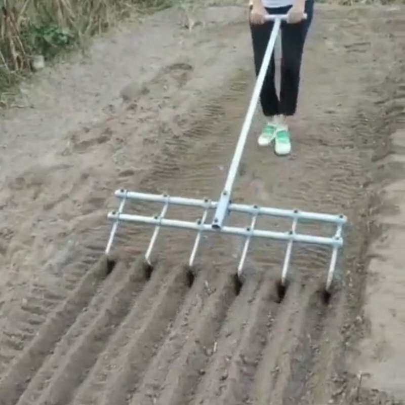 种蒜农用播种f机家用小型种地栽菜农业起垄花生开沟大蒜拉沟器i.