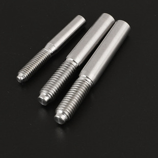 速发M6M8M10M12M16M锥0 04不锈钢螺尾锥销外螺纹锥度销圆2销子GB8