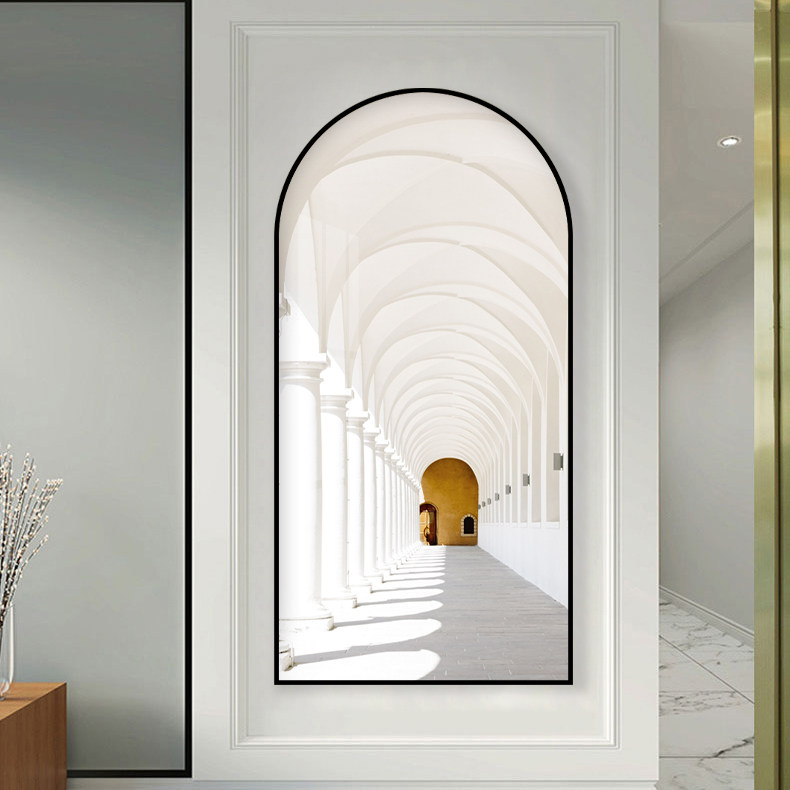 现代轻奢玄关走廊装饰画s拱门形状空间建筑几何挂画酒店宾馆墙壁,家居饰品,现代装饰画,淘宝优惠券,粉丝福利购,淘宝优惠卷