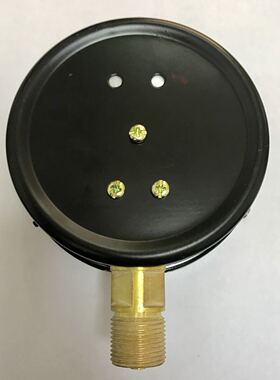 英文压力表 Y-100 0-1.6mpa 0-230psi 外壳直径100mm 螺纹m20x1.5