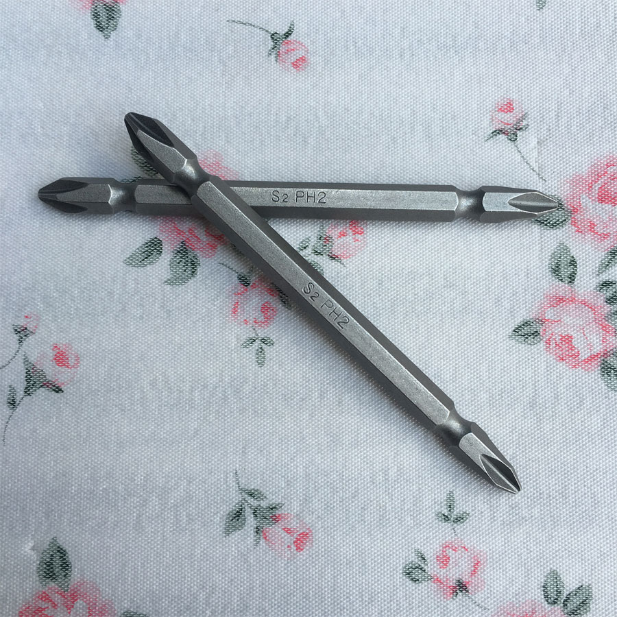 非比气动 风动螺丝批头双头+字100mm S2材质 PH2