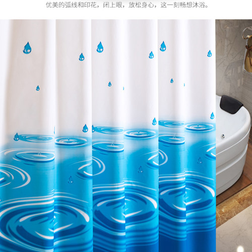 比非勒浴室门帘加厚卫生间防水布帘洗澡隔断帘Q淋浴帘免打孔窗帘