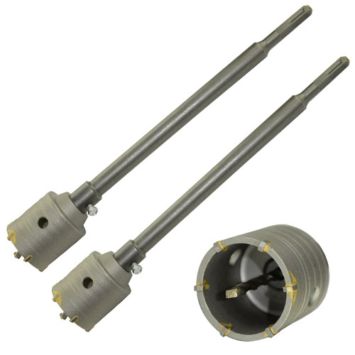 加长电锤墙壁开孔器穿墙空心钻头接杆冲击电锤钻头圆柄方柄连接杆