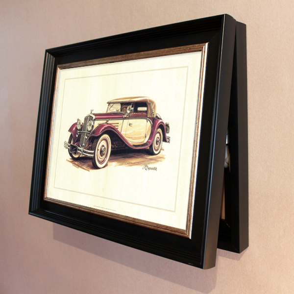 速发推拉配电挡液压翻盖厅表箱画美式壁画餐电挂画遮箱空开关盒装