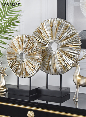 美式鹿摆件家居饰品轻奢高档客厅玄关电视柜现代创意装饰小工艺品