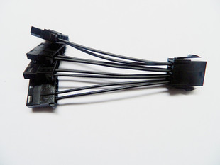 cpu8pin转4个大4pin转接线 cpu8针转ide4针供电线 pci-e外接供电