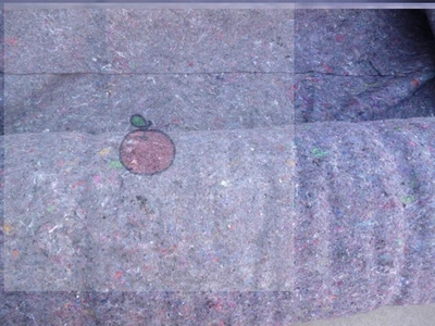 土工盖土a布家具包装毯防划伤水土工程棉毛毯地膜货运路面垫子商