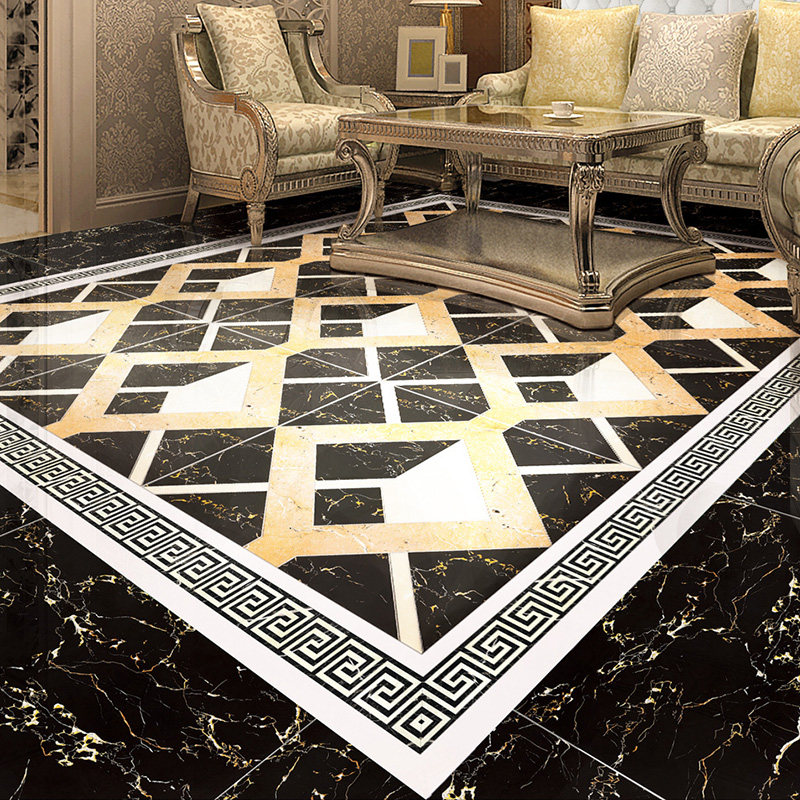 客厅地面装饰线条地贴地板贴纸自粘防水耐磨瓷砖贴波导线贴纸墙贴